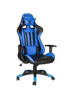 Buy Gaming Chair Adjustable Computer Chair PC Office PU Leather High Back Lumbar Support comfortable armrest Headrest blue and black On Wheels - GC-905 Bu in Saudi Arabia