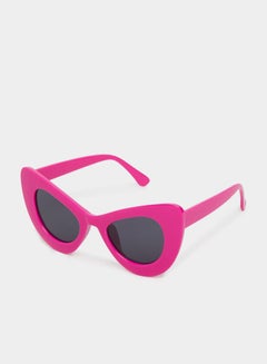 Buy Oversized Full Rim Cat Eye Sunglasses in Saudi Arabia