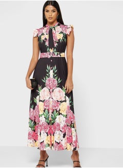 Buy Floral Print Dress in Saudi Arabia