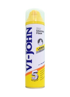 Buy Vi-John Shaving Foam Lemon 200 - ML in UAE