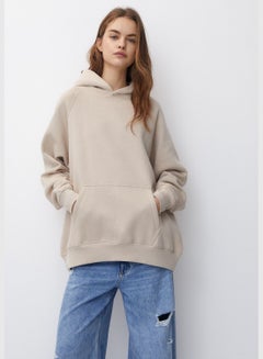 Buy Basic oversized hooded sweatshirt in Saudi Arabia