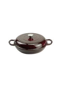 Buy Rosette Cast Iron Casserole Dia.31CM,3.3L - 4MM in UAE