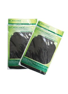 Buy 2-Piece Moroccan Glove Black in Saudi Arabia