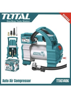 Buy T.O.T.A.L Premium Quality Auto Air Compressor, 140 PSI / DC12V / 35L /min / 10A , Model: TTAC1406 in Saudi Arabia