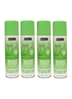 اشتري 4 Pieces Odor Control Shoe Spray 150ml في الامارات