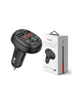 Buy Dual USB Bluetooth FM Transmitter For Cars Charger in UAE