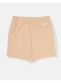 Buy AE 7" Linen-Blend Lived-In Trekker Short in Saudi Arabia