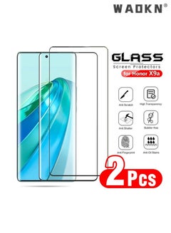 Buy 2PCS Tempered Glass for Honor X9a Screen Protector Tempered Glass Phone Film For Honor X 9 A in UAE