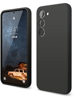 اشتري Silicone for Samsung Galaxy S23 Case Cover - Black في الامارات