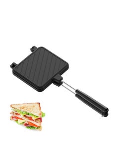 Buy Sandwich Maker, Collapsible Mini Sandwich Maker with Non-stick Plates, Ergonomic Panini Maker, Durable Sandwich Machine for Cooking Breakfast, Grilled Cheese, Tuna Melts in UAE