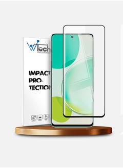 Buy Premium E2E Full Surface Full Glue Tempered Glass Screen Protector For Huawei Nova 11i 4G Clear/Black in UAE