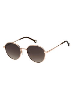 Buy Round Sunglasses Th 1877/S Gold Copp 53 in UAE