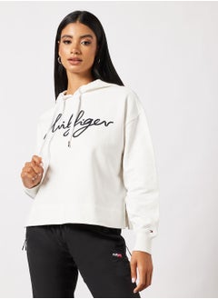 اشتري Relaxed Fit Logo Hoodie في الامارات