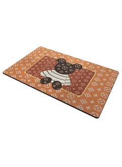 Buy Fashion Shower Mat Diatom Mud Bathroom Mat Floor Mat Door Mat for Bathroom Hallway Entrance Anti-Slip Super Absorbent Quick Dry 50x80CM in UAE