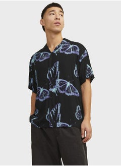 Buy Jcojeff Printed Regular Fit Resort Shirt in Saudi Arabia