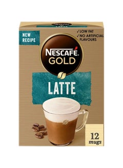 Buy Nescafe Gold Latte 12 Mugs x 17g in UAE
