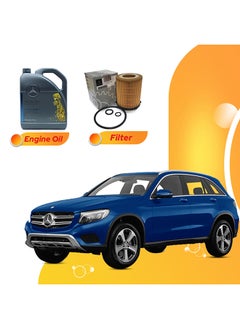 Buy Glc300 6 Liters 5W40 Mercedes Oil And Original Filter in UAE