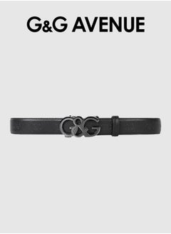 Buy Men's belt, belt, men's genuine leather formal belt, men's classic retro needle buckle belt, suitable for jeans, pants, formal, casual, denim, and workwear in Saudi Arabia