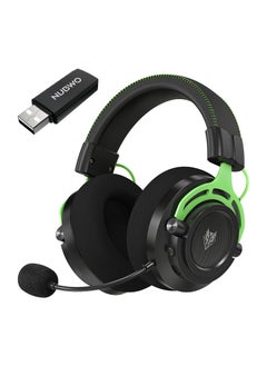 Buy G03 Gaming Headset,Wireless Gaming Headphones with Mic,2.4GHz & Bluetooth 5.3 Technology with Noise-Canceling Microphone, for PS5, PS4, PC, and Switch, Ergonomic Design,Black/Green in UAE