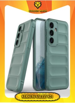 Buy GOLDEN MASK Compatible With Samsung Galaxy S24 Magic Case ShockProof (Green) in Egypt