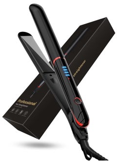 Buy Ceramic Hair Straightener, 2 in 1 Hair Straighteners and Curlers with Ceramic Coating for Smooth Glide, 15 Second Heat up, Up to 200°C, Lasting Results for Curl/Wave/Straighten Hair in Saudi Arabia