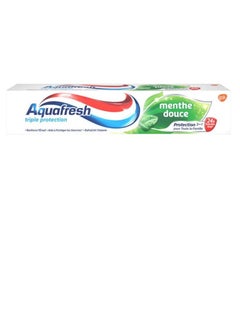 Buy Aqua Fresh Sweet Mint Toothpaste Triple Protection 75 ml in Saudi Arabia