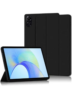 اشتري Honor Pad X9 Case/Honor Pad X8 Pro Case for Anti Fall Stand Function Ultra Thin PU Leather Auto Wake/Sleep Tablet Case with Three Folding Holder (black) في السعودية