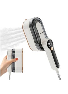 اشتري Portable Travel Iron Clothes Steamer, 2 in 1 Handheld Steam Remover for Garments, 3 Steam Levels, 10s Fast Heat up, 150ml Water Tank, Lcd Screen في السعودية