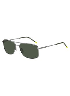 اشتري Men's Uv Protection Rectangular Shape Metal Sunglasses Hg 1287/S Green 41 - Lens Size: 41.4 Mm - Ruth Green في الامارات