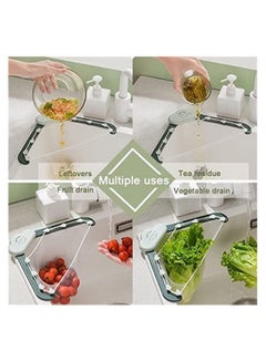 Kitchen Sink Strainer Basket, Multipurpose Corner Sink Strainer Food  Catcher Leftovers Garbage Storage, Stainless Steel Drain Basket