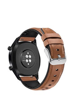 Buy Leather Bands Compatible with Huawei Watch GT3 Pro/GT3 46mm/GT Runner/Watch 3 Pro/Watch 3 Wristband Strap Replacement Bracelet for Huawei GT 3 46mm/GT 2 Pro Smartwatch Accessories in Egypt