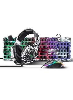 Buy Onikuma 3 in 1 Gaming Kaeboard Wired And Mouse With Headphone in UAE