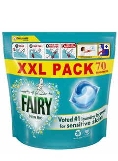 Buy 70-Count Non-Bio Washing Tablets Capsules For Baby & Sensitive Skin Laundry detergent in UAE