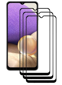 Buy 3 Pieces Antistatic ESD Dustproof Premium Quality High Definition Tempered Glass Screen Protector Designed For Samsung Galaxy A32 5G in UAE