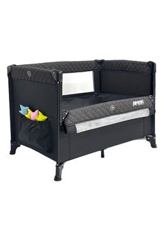 Buy Multifunctional Portable Crib Foldable Double-Layer portable crib and folding crib for little baby in Saudi Arabia