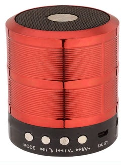 Buy WS-887 Bluetooth Speaker with Radio – Portable Wireless Subwoofer with AUX Input, Built-in Mic, and Rechargeable Battery for Smartphones, Tablets, and Computers in Egypt