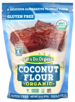 اشتري Let's Do Organic® Coconut Flour 16 oz (454 g) في الامارات