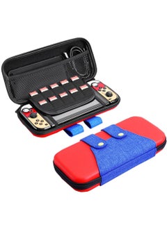 Buy Vermaney Compatible With Nintendo Switch Carry Case Accessories，Storage Bag for Switch Portable Travel Case（Mario) in Saudi Arabia
