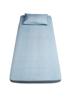 Buy 2-Piece Bedsheet Set Single Size 1xBedsheet (147x240 Cm) ,1xPillow Case( 50x75 Cm)Polyester|Bedding,Linen,Bed sheet set,Bed Linen Collection,Single Bedsheet set in UAE