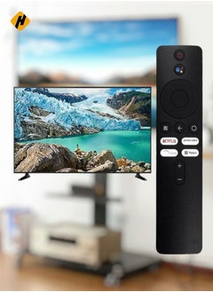 اشتري Mi Remote Control for Smart Android 4K Led UHD HD Television with Bluetooth Feature and Voice Command Suitable for Xiaomi Redmi TV Remote في السعودية