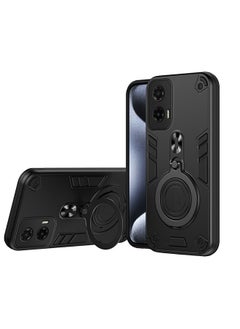 Buy Motorola G35 5G Case Cover Protector Accessories with Camera Len Protection Anti-Scratch Shockproof Anti-Fingerprints Back Cover with 360 Car Mount Magnetic Ring Holder Case Protector in Saudi Arabia