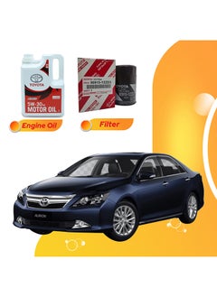 Buy Aurion 6 Liters 5W30 Toyota Oil And Original Filter in UAE