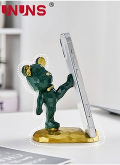 اشتري Bear Mobile Phone Holder,Cute Bear Phone Stand Desk Accessories,Home Office Desk Decor Compatible With All Smartphones Resin في السعودية