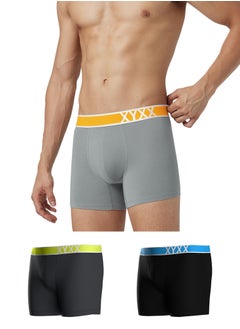 Buy IntelliSoft Micro Modal Solid Volt Trunk for Men Pack of 3 in UAE