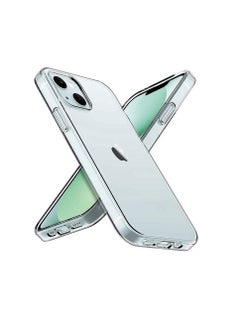 اشتري جراب iPhone 15 شفاف كريستالي لهاتف iPhone 15 مقاس 6.1 بوصة مضاد للأصفر وحماية من السقوط العسكري ومقاوم للصدمات جراب هاتف واقٍ 6.1 بوصة لهاتف iPhone 15 في الامارات