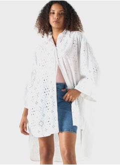 اشتري Oversized Button Down Shirt في الامارات