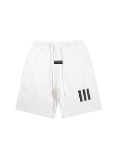 اشتري New Fog Triple-Stripe High-Quality Shorts for Couples White في السعودية