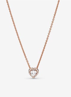 اشتري Pandora Sparkling Heart Halo Pendant Collier Necklace for Women في الامارات