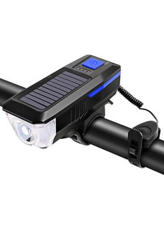 Buy Solar Rechargeable Bicycle Light USB Rechargeable LED Bike Headlight in Saudi Arabia