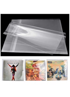 اشتري Clear Plastic Protective, LP Outer Sleeves Vinyl Record Sleeves Album Covers 12.79" x 12.9" Provide Your LP Collection with The Proper Protection(100PCS) في الامارات